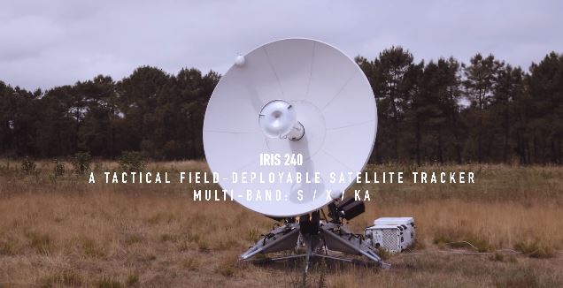 Mobile Earth Observation Tracking Antenna, Satellite Tracking Antenna, Space System, Safran USA