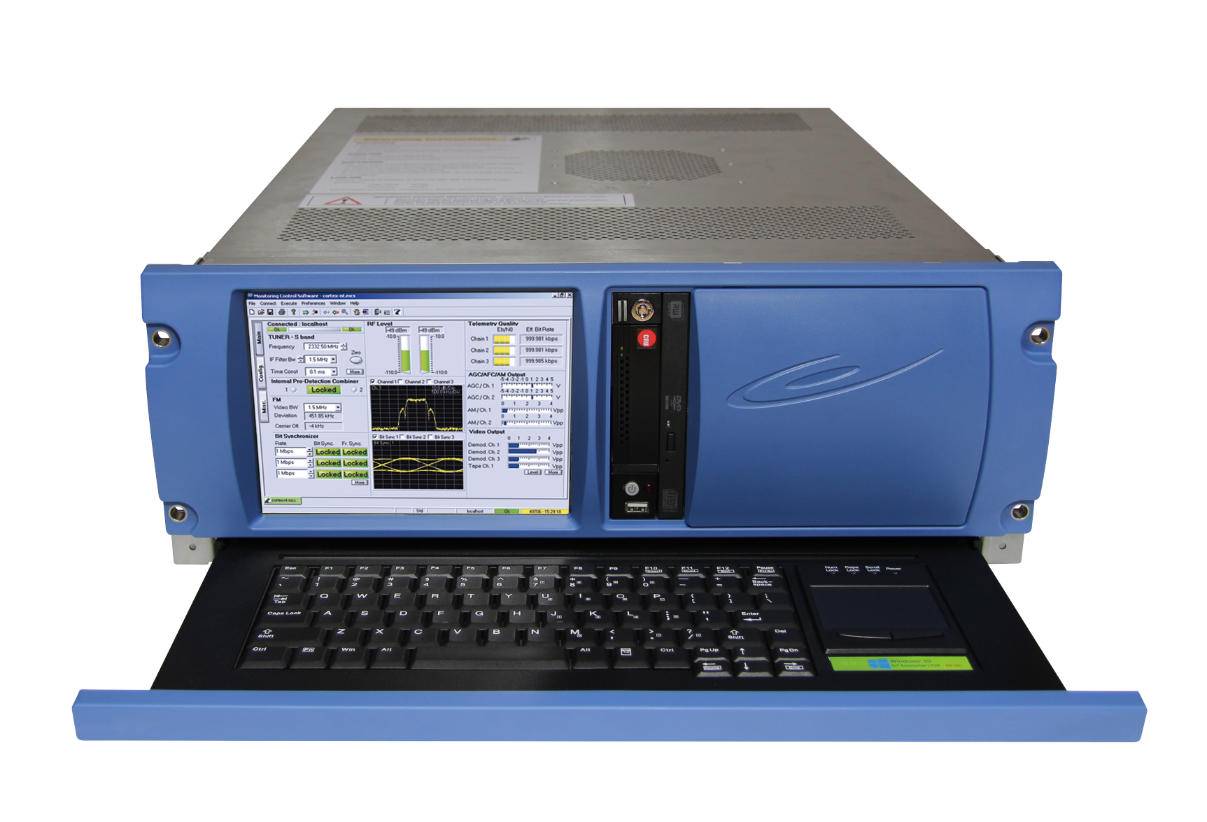 Cortex BSS, selection of the best source, ground telemetry, recorder, flight test, aircraft, helicopter, missile, launch vehicles
